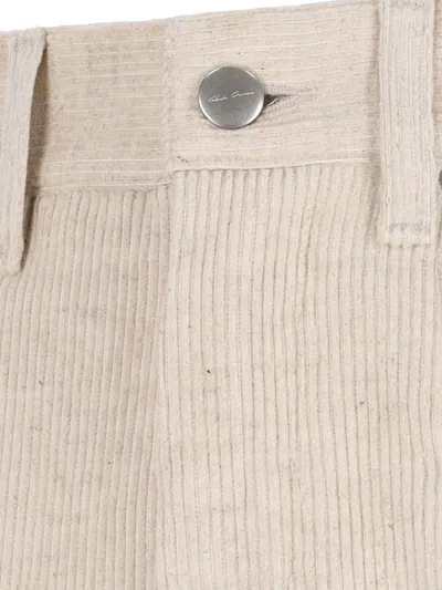 Rick Owens Bootcut Pants In Neutral