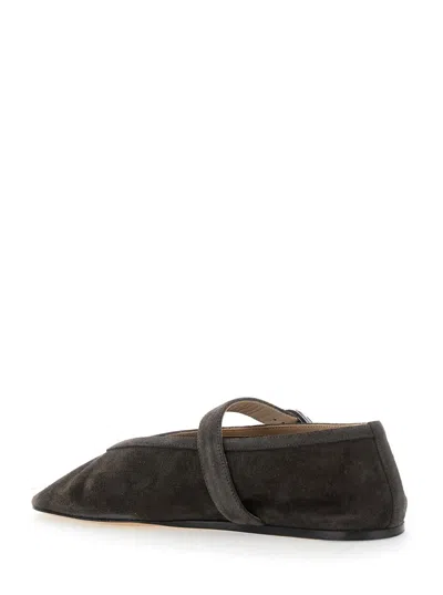 Le Monde Beryl Stella Denim Mary Jane Ballerina Flats In Blue
