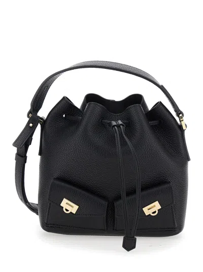 Ferragamo Hug Buckles Multipocket Bucket Bag