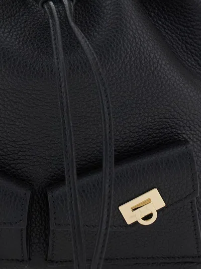Ferragamo Hug Buckles Multipocket Bucket Bag