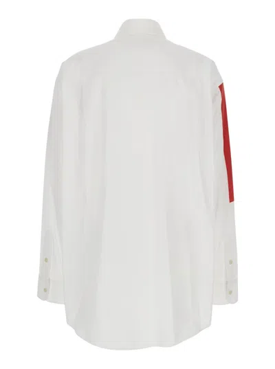 Marni Floral And Abstract Print Button-up Shirt In White