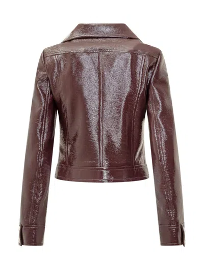 Courrèges Courreges Reedition Reedition Vinyl Jkt In Brown