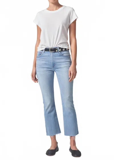 Citizen Of Humanity Isola Cropped Bootcut Jeans In Marquee