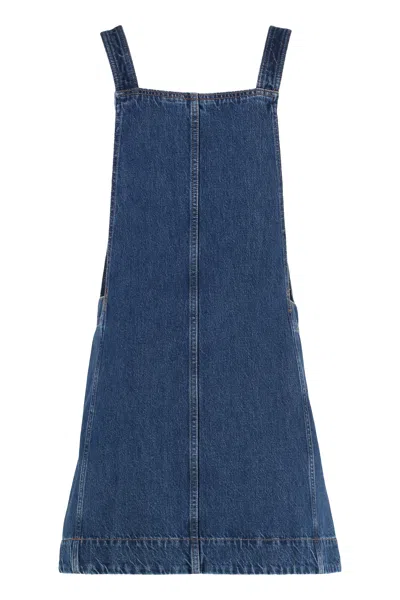 7 For All Mankind Adjustable-strap Denim Dress