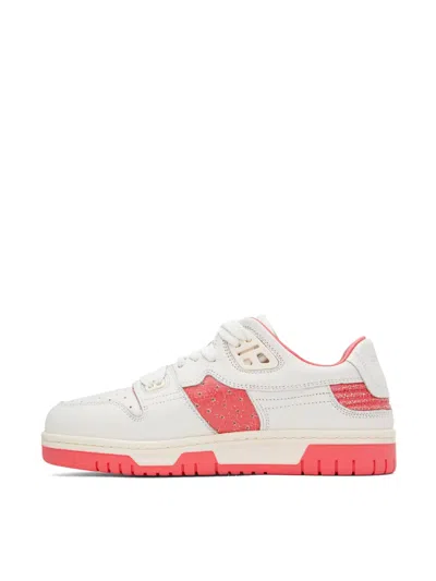 Acne Studios 08sthlm Low Pop M Sneakers - Leather - White/pink In White
