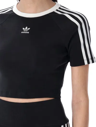 Adidas Originals 3-stripes Baby T-shirt In Black