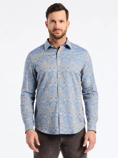 Robert Graham Highland Classic Fit Tapestry Print Button-up Shirt In Blue