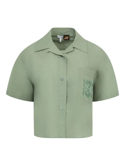 Loewe Paula's Ibiza Anagram Cotton Blend Shirt