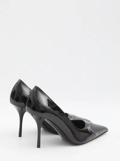Alaïa Patent Leather Heart Cut Pumps