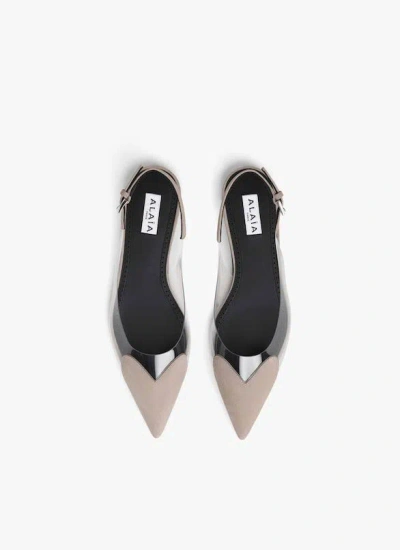 Alaïa Alaia Flat Slingback Le Coeur Lat. Beig