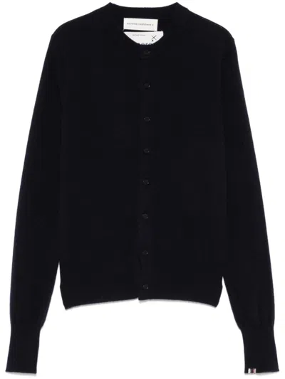 Extreme Cashmere Blue Front Button Cardigan