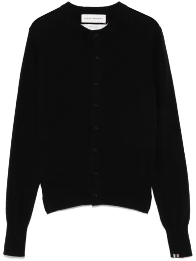Extreme Cashmere Blue Front Button Cardigan