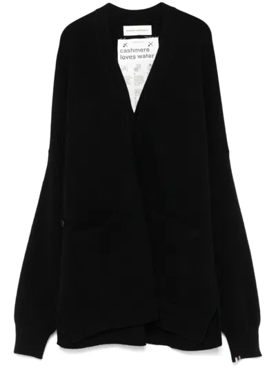 Extreme Cashmere Tokyo Cashmere Cardigan In Black