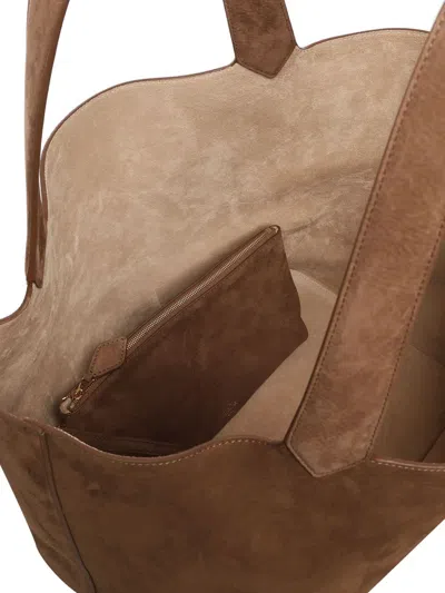 Alaïa Alaia Le Cabas Brown Nubuck Tote Bag