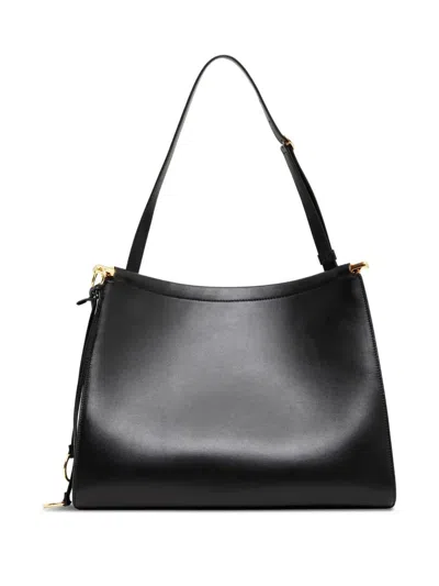 Alaïa Le Click Medium Curve Shoulder Bag In Glossy Leather