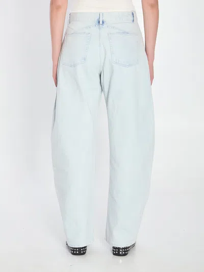 Alaïa Alaia Women Rounded Denim Jeans In Blue