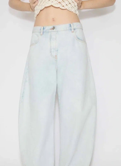 Alaïa Alaia Women Rounded Denim Jeans In Blue