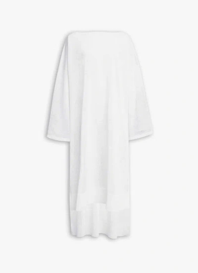 Alaïa Alaia White Caftan With Side Openings In White