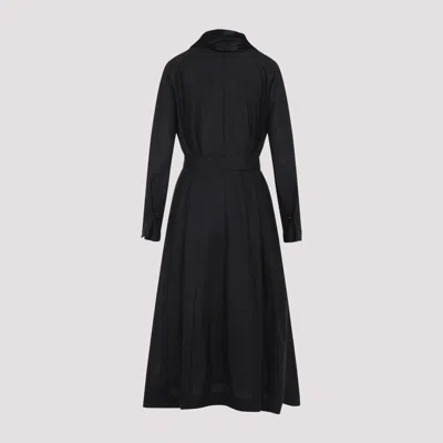 Alberta Ferretti Alberta Ferreti Virgin Wool Midi Dress In Black