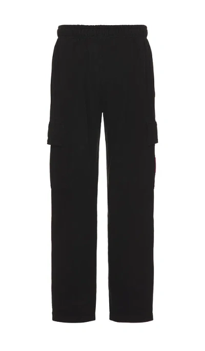 Anti Social Social Club Mind Games Cargo Sweatpants In Black
