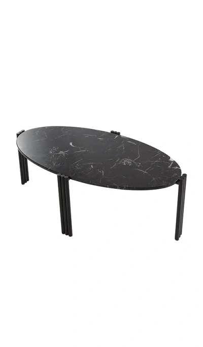 Aytm Tribus Oval Coffee Table In Black