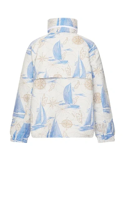 Beams Jackets Light Blue In White