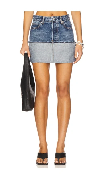 Alexander Wang Skirt With Embroidered Turnback Hem