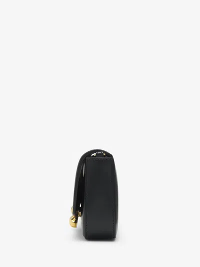 Alexander Mcqueen Leather Skull Flower Shoulder Bag