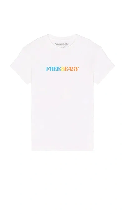 Free And Easy Cities Tee In White