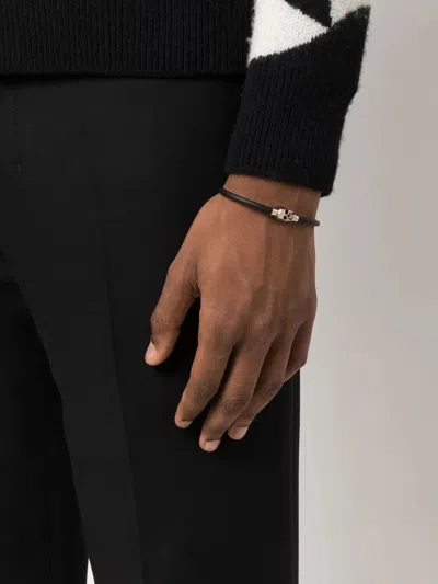 Alexander Mcqueen Alexander Mc Queen Skull Rubber Bracelet In Black