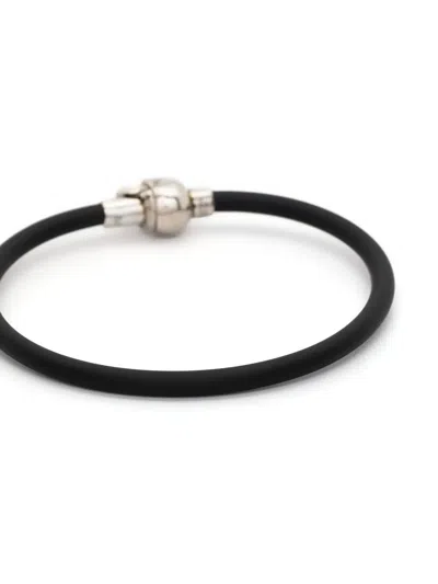 Alexander Mcqueen Alexander Mc Queen Skull Rubber Bracelet In Black