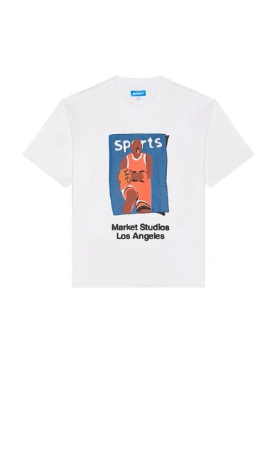 Market Basketball Cotton Graphic T-shirt In Multi