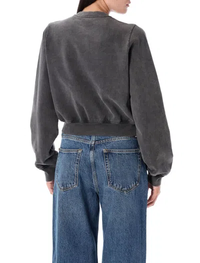 Alexander Wang Charcoal Cotton Cardigan