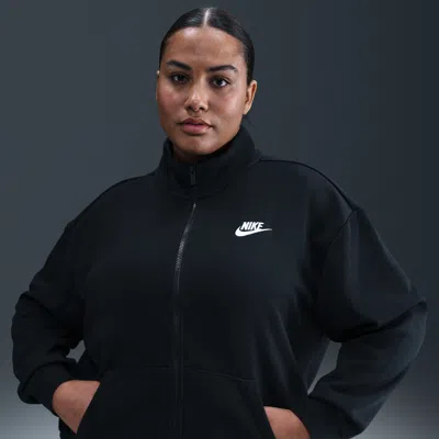 Nike Women's  Sportswear Club Fleece Loose Track Jacket (plus Size)