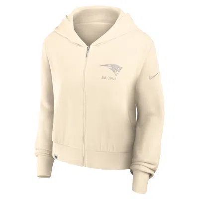 Nike New England Patriots Established Womenâs  Women's Nfl Full-zip Hoodie