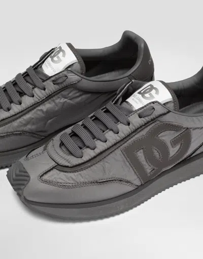 Dolce & Gabbana Cushion Nylon Sneakers Rubber Sole