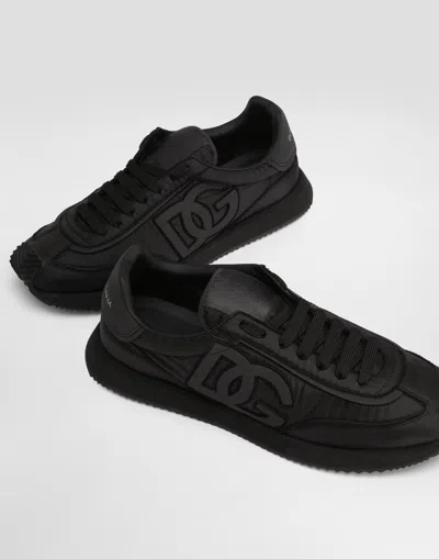 Dolce & Gabbana Low Top Sneakers Featuring Suede Accents