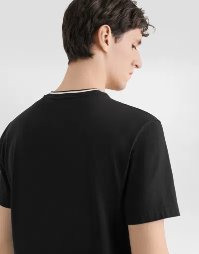 Dolce & Gabbana Pocket T-shirt In Black