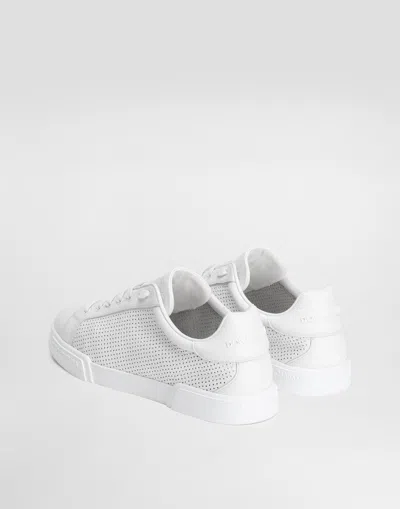Dolce & Gabbana Portofino Light Strobel Sneakers In Calfskin