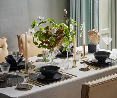 Hestialiving Table Linens Noir Uni