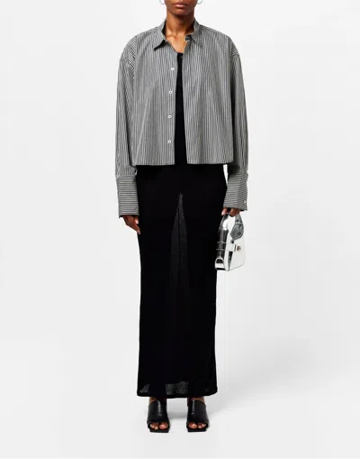 Ami Alexandre Mattiussi Ami Paris Boxy Fit Striped Shirt In Pattern
