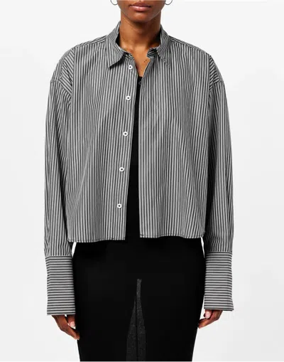 Ami Alexandre Mattiussi Ami Paris Boxy Fit Striped Shirt In Pattern
