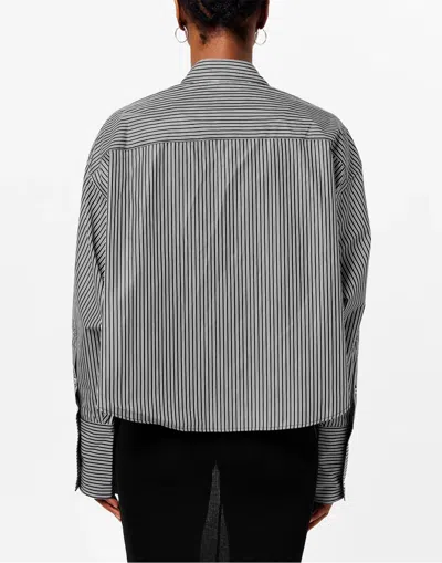 Ami Alexandre Mattiussi Ami Paris Boxy Fit Striped Shirt In Pattern