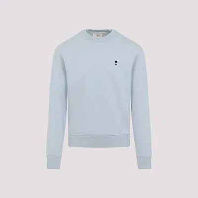 Ami Alexandre Mattiussi Ami Paris Ami Paris De Coeur Cotton Sweatshirt In Blue