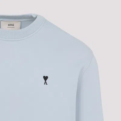 Ami Alexandre Mattiussi Ami Paris Ami Paris De Coeur Cotton Sweatshirt In Blue