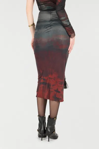 Roberto Cavalli Tassel-embellished Drawstring Skirt