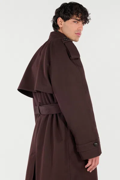 Roberto Cavalli Double-breasted Shearling-lined Trench Coat