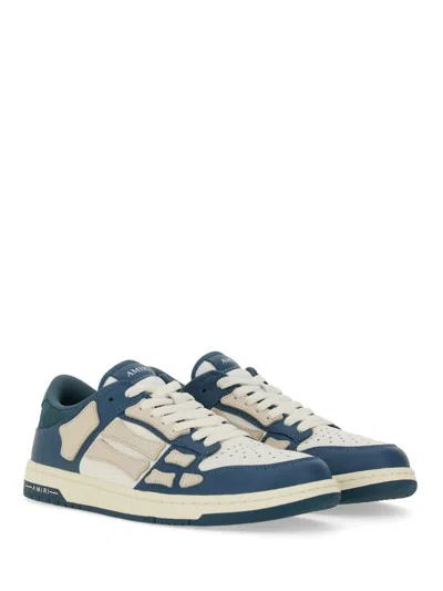 Amiri Two-tone Leather Skel Sneakers