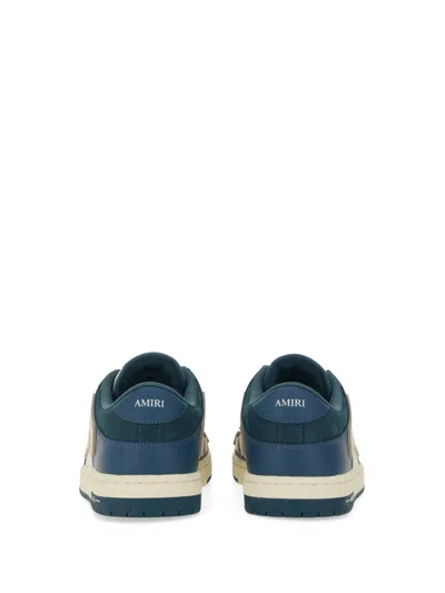 Amiri Two-tone Leather Skel Sneakers