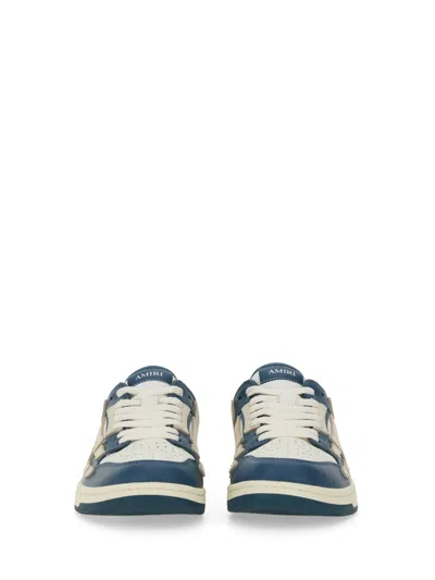 Amiri Two-tone Leather Skel Sneakers